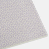 And Lilac Lozenge Patterned Cashmere Knitted Scarf