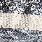 Pochette in seta fantasia fiori grigia