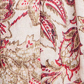 Sciarpa in cotone fantasia floreale