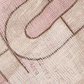 Foulard in cotone e lino fantasia floreale