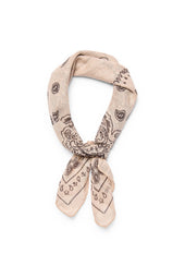 Foulard fantasia paisley sabbia