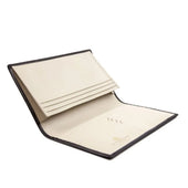 Breast pocket credit card and note wallet – Ebony Black / Bone White