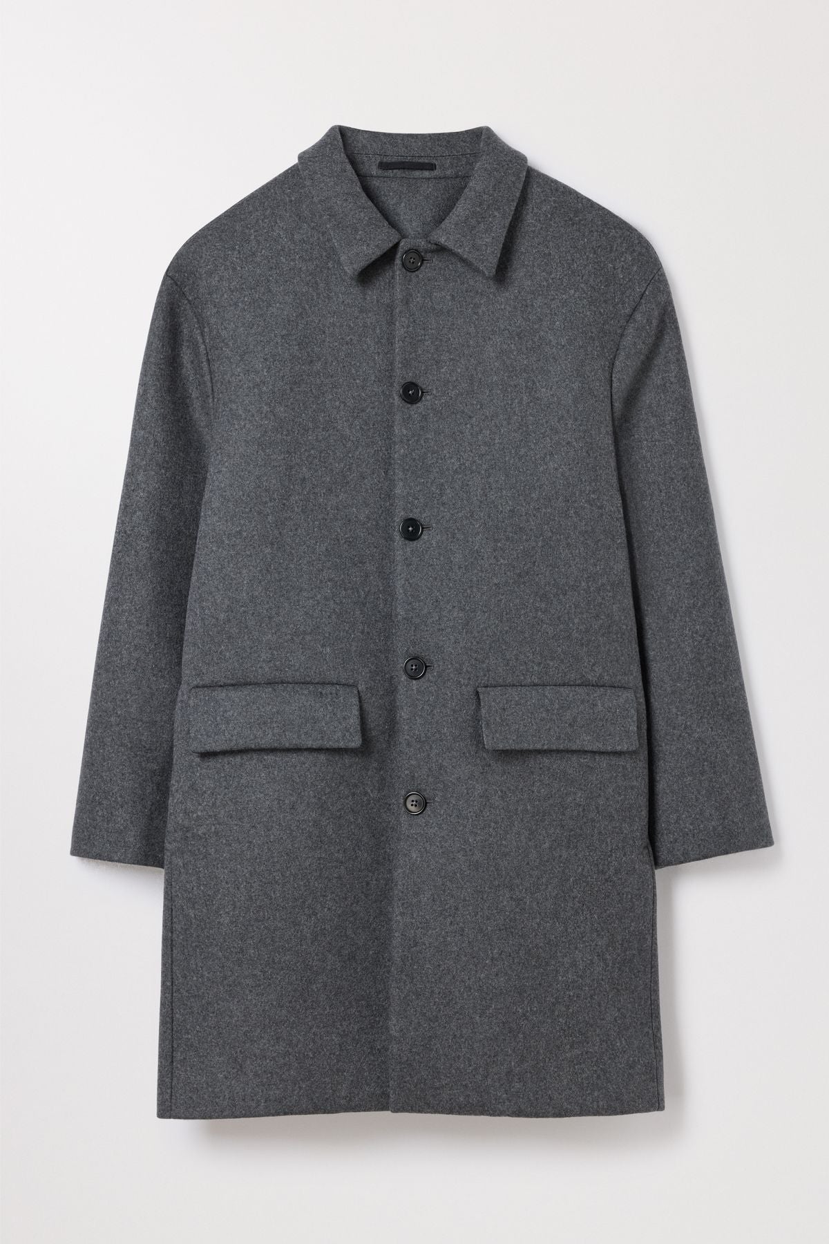 Melange Wool Coat Recycled Wool Outerwear Asket