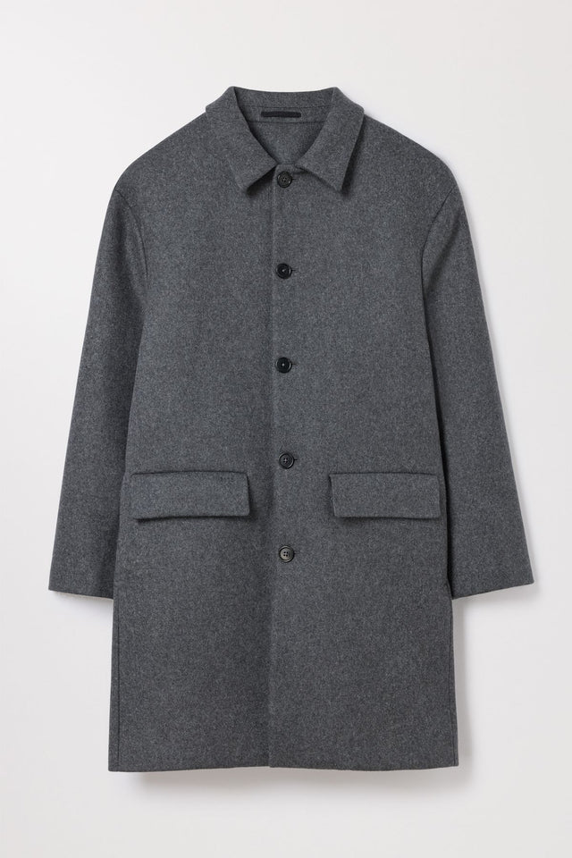 Melange Wool Coat Recycled Wool Outerwear Asket