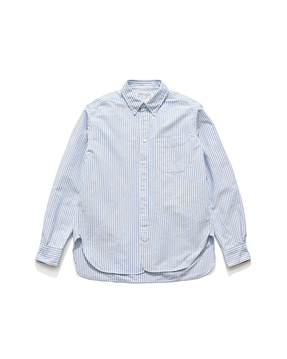 B.D REGULAR SHIRT / BLUE STRIPE OXFORD