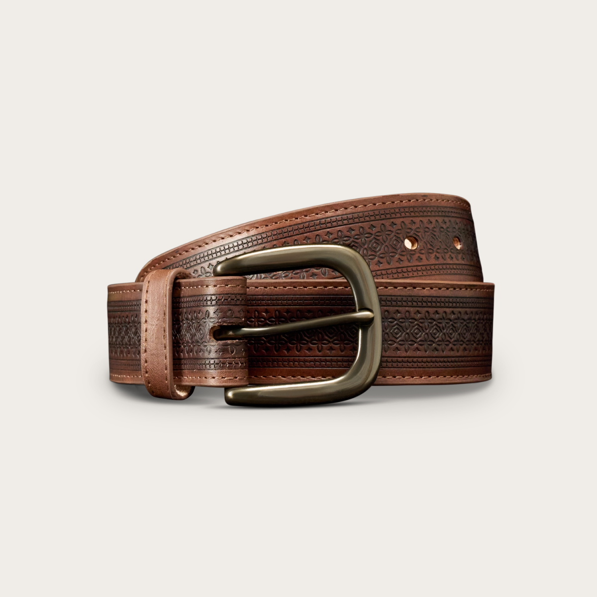 Men's Embossed Belt