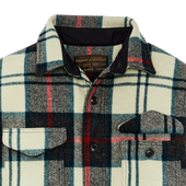 Mackinaw Wool Jac-shirt - Cream / Multi Plaid