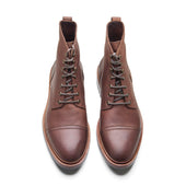 Dixon Cap Toe Derby Boot Pullup Hand Welted Stout Boots