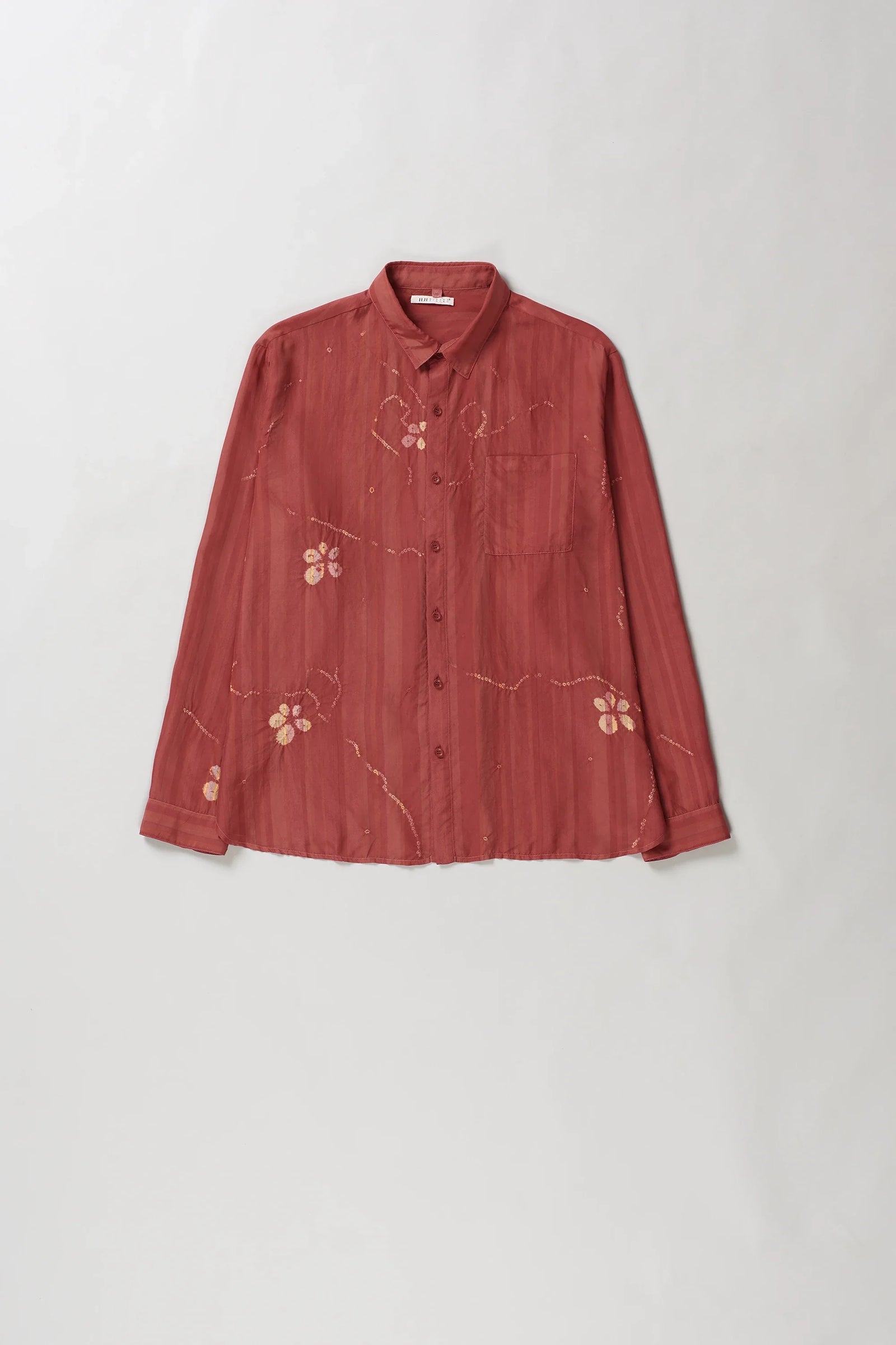 French Rose Silk Shirt
