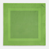 Kelly Green Dot Silk Pocket Square