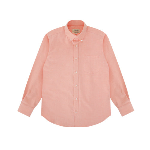 Oxford cotton Button Down Collar shirt (Orange)