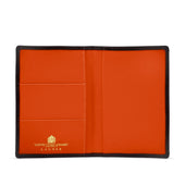 Passport holder – Cuban Brown / Tangerine