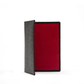 Hatherton Passport holder – Caviar Black / Scarlet