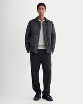 ReNew Vertical-Quilted Jacket | Black