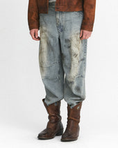 Curve Knee Belted Pants Dust