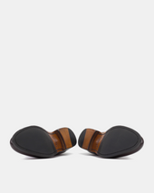 Marco Derby In Fire Patina With Half Rubber Soles 675