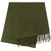 Cashmere Scarf - Dark Olive Mottled