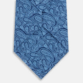 Azzurro Paisley Silk Tie