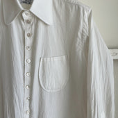 Laundered Cotton Dress Shirt