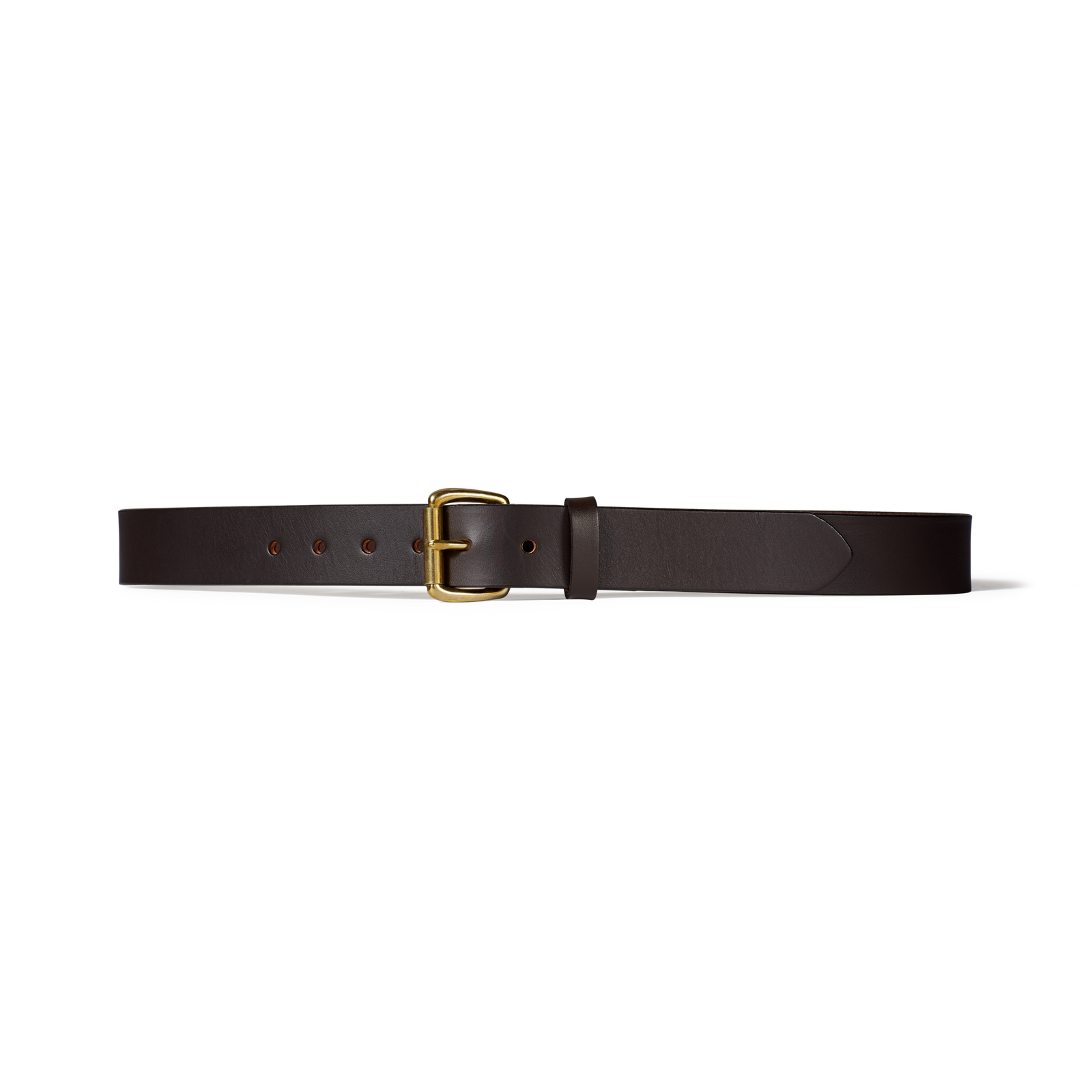 1-1/4" Bridle Leather Belt - Brown Leather