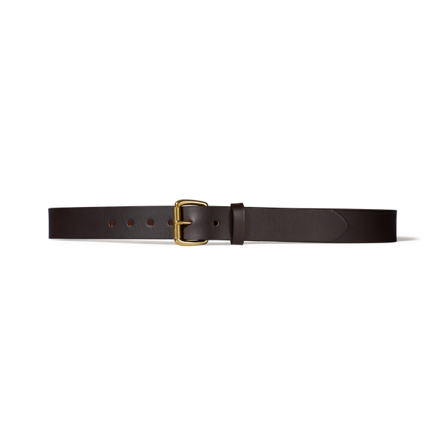 1-1/4" Bridle Leather Belt - Brown Leather