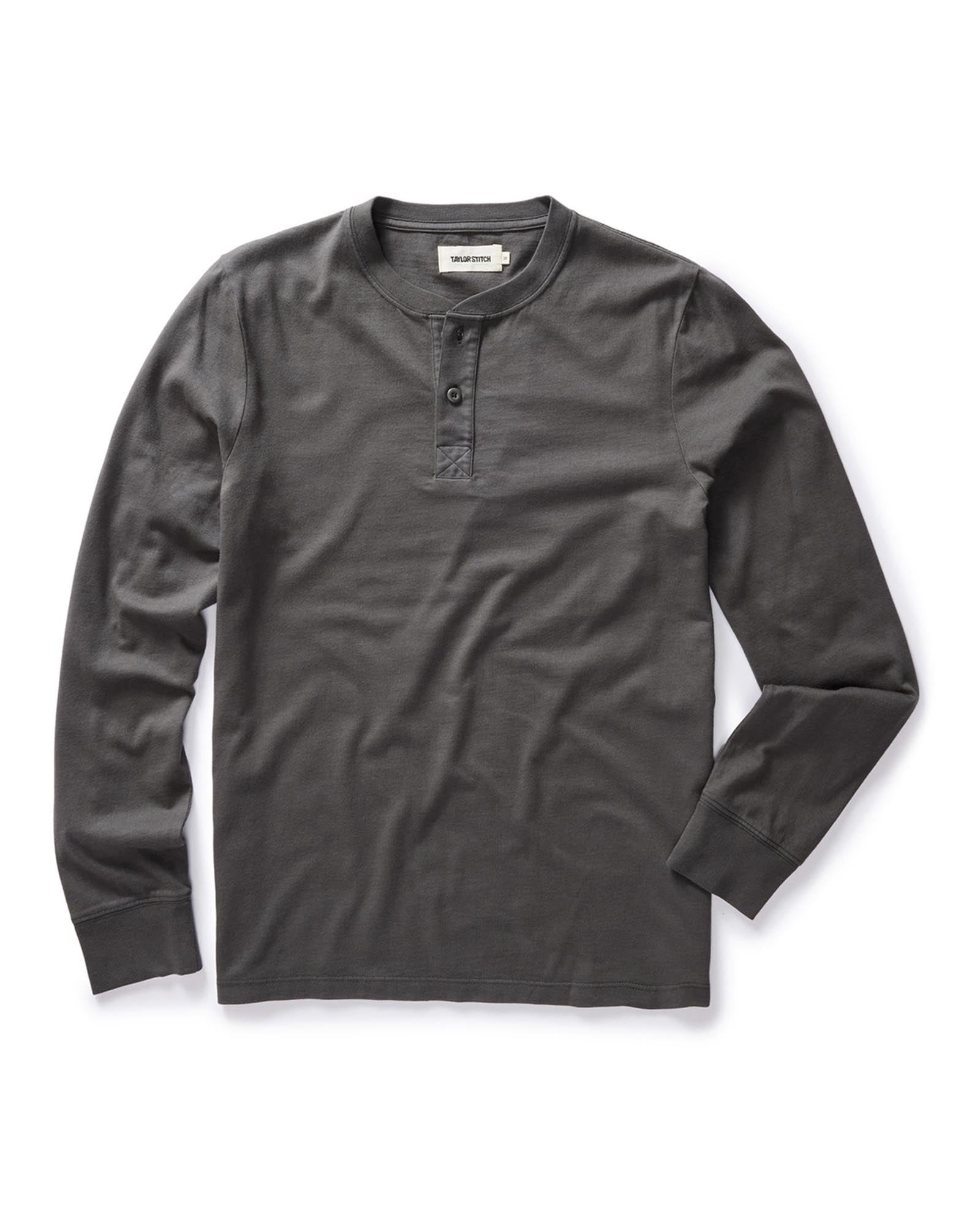 The Organic Cotton Henley In Faded