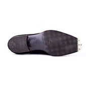 Tassel Loafer With Hand Stitched Apron In Suede