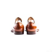 Long Wing Derby Brogued Straight Toe Cap And Top Line