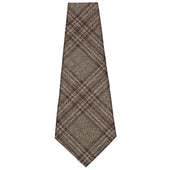 Checked Bespoke Wool Tie