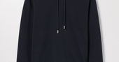 Dark Navy Hoodie | Organic Cotton Loopback | Asket