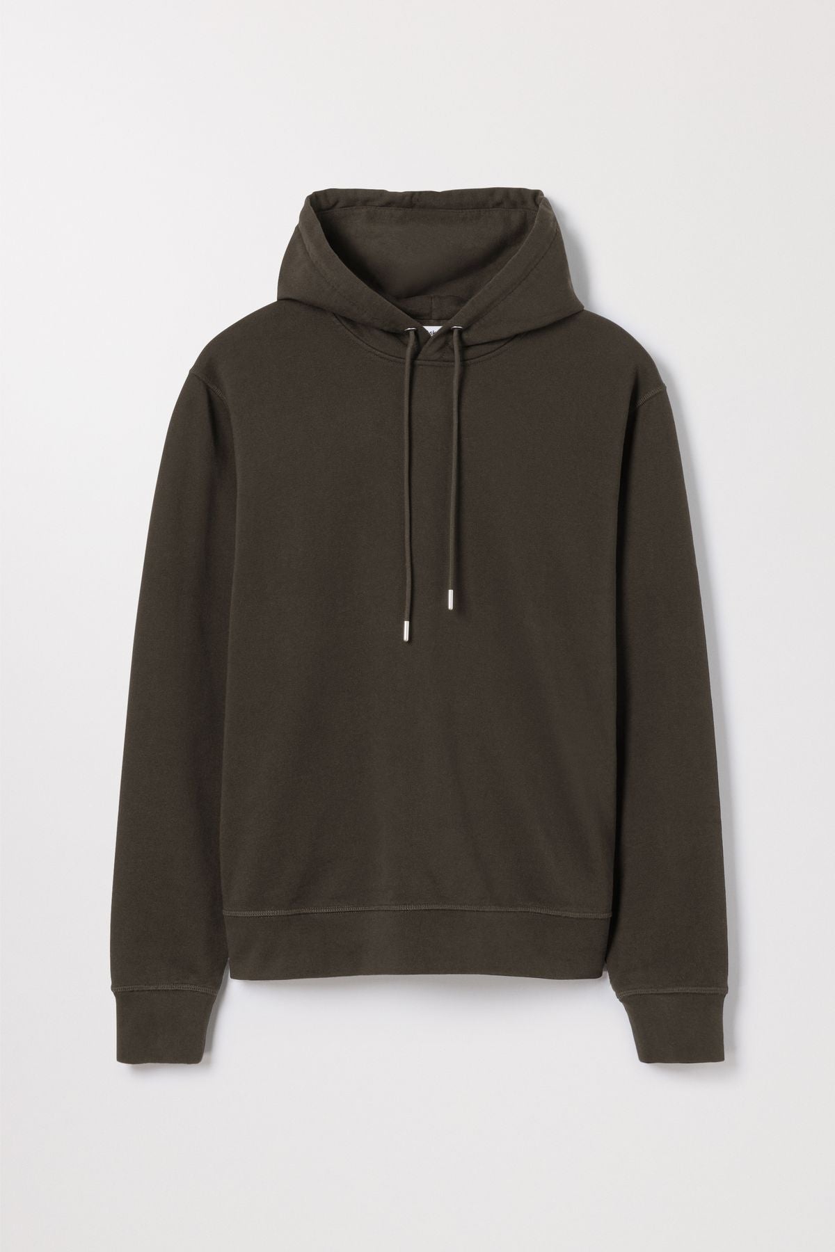Mud Green Hoodie Organic Cotton Loopback Asket