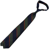 Japanese Grenadine Silk Tie Navy Olive