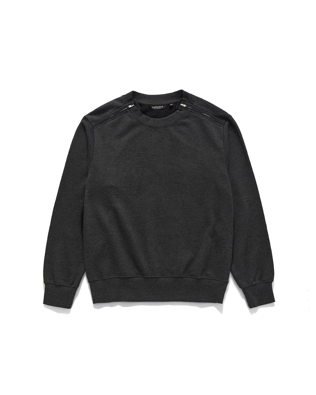 ARMY DOUBLE ZIP SWEAT SHIRTS / CHARCOAL