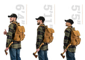 Thin Front Pocket Leather Backpack