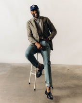 The Foundation Sportcoat In Organic Smoked Twill