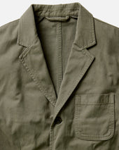 The Foundation Sportcoat In Organic Smoked Twill