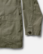 The Foundation Sportcoat In Organic Smoked Twill