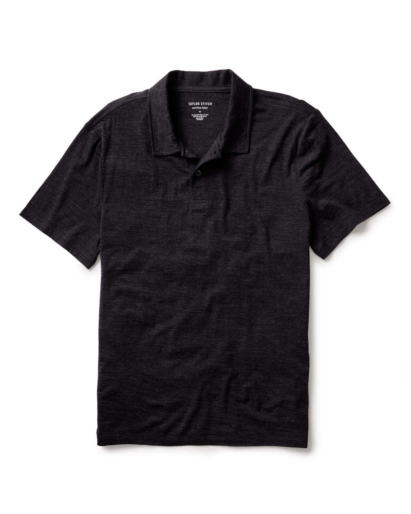 The Merino Polo In Heather