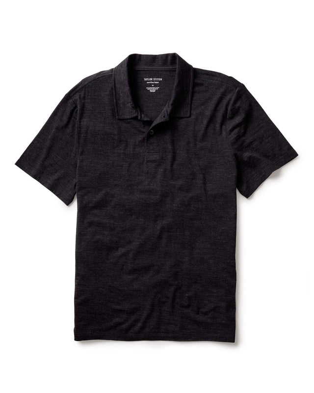 The Merino Polo In Heather