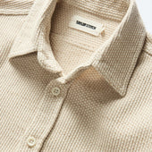 The Utility Shirt In Natural Sashiko