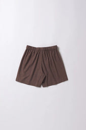 Burnt Umber Shorts With Drawstring