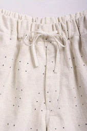 Ecru Nvopt Shorts With Drawstring