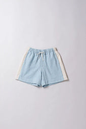 Sky Shorts With Drawstring