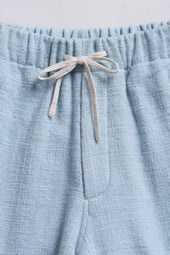 Sky Shorts With Drawstring