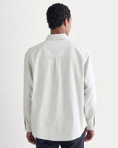 Oversized Oxford Shirt | Grey
