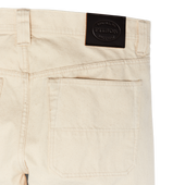 Dry Tin Cloth 5-pocket Pants - Natural Seed