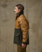 Mackinaw Wool Caped Cruiser Jacket Dark