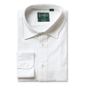 White Pinpoint Oxford Dress Shirt