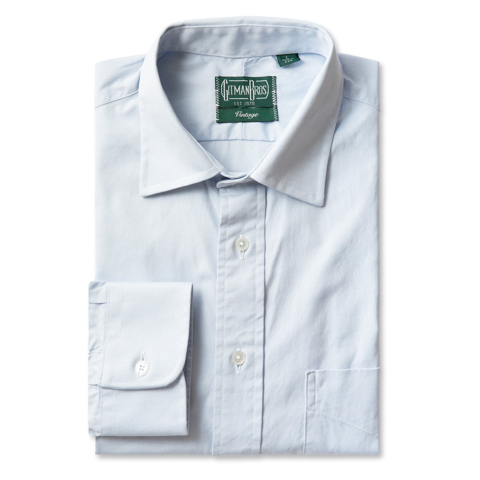 Light Pinpoint Oxford Dress Shirt