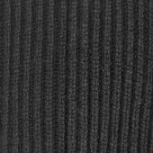 Ribbed Shawl Collar Cashmere Blend Cardigan In Dark Grey